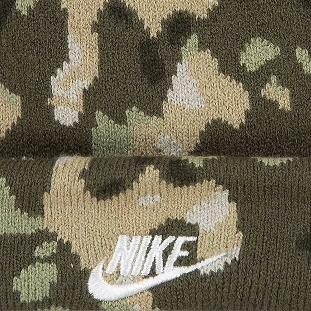 NWT |  Olive Green Toddler Nike Club Beanie & Mittens Set - 2T-4T
